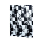 Shower Curtain Textile 180X200 Cm Swing Black