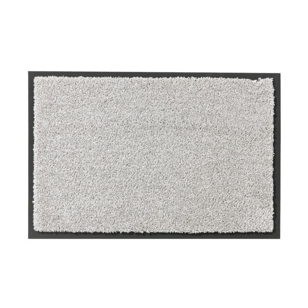 Marble Textured Dirt Trapper Mat 60 X 80 Cm Silver