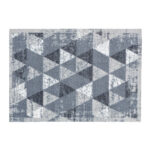 Miabella Dust Trapper Door Mat 50 X 70 Cm Triangles Light Grey