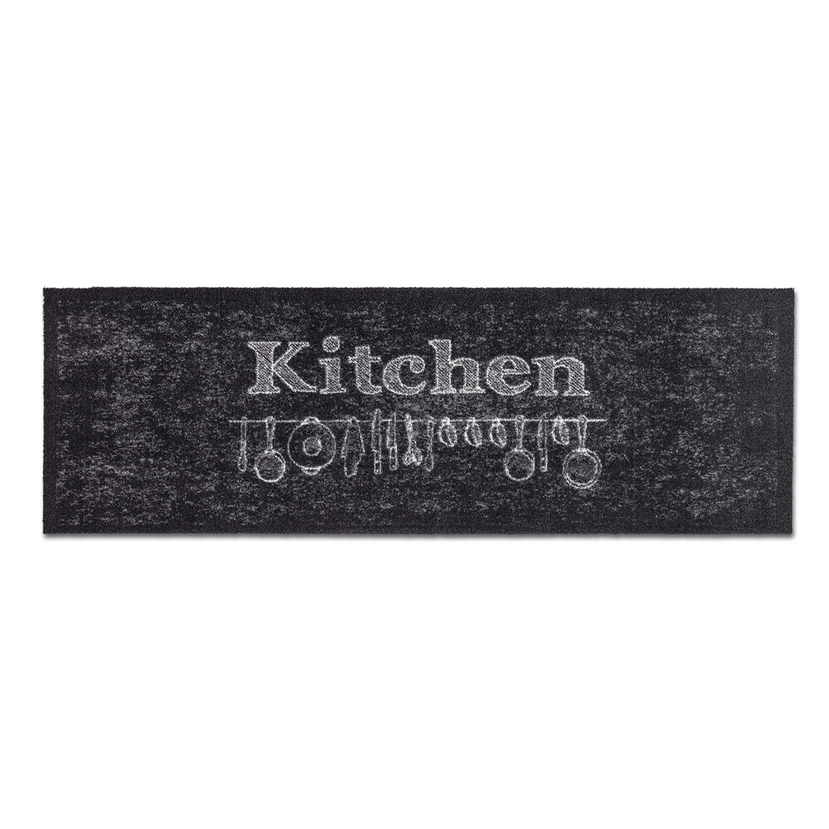 OGS-335_1 Dust Trapper Floor Mat Kitchen Black - Image 1