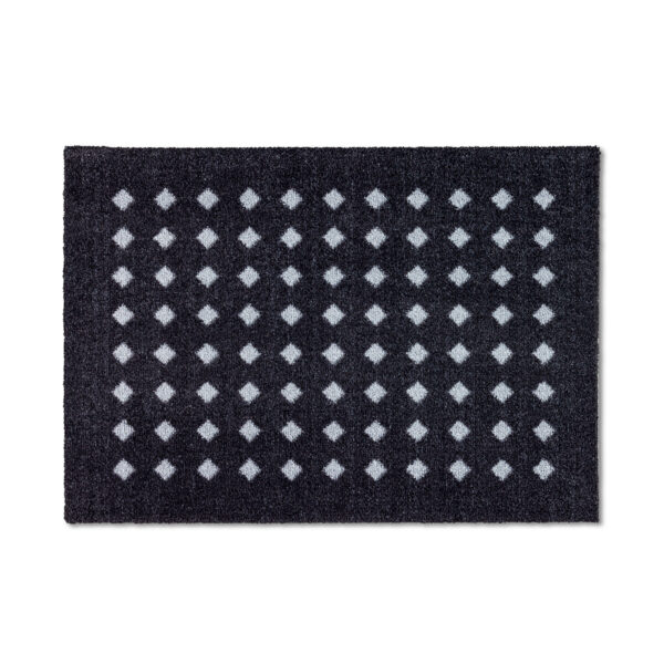 Miabella Dust Trapper Door Mat 50 X 70 Cm Quadrates Black