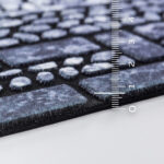 Door Mat Stone Grey Welcome - Image 2