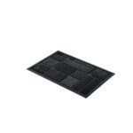 Rubber Mat Diagonal Lines Structure Black - Image 2