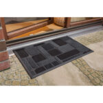 Rubber Mat Diagonal Lines Structure Black - Image 4