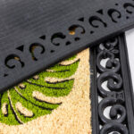 Coco Relief Door Mat Monstera Leaves - Image 4