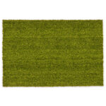 Door Mat With Vinyl Coating Green