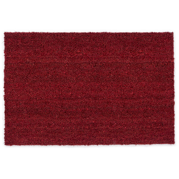 Door Mat With Vinyl Coating Red