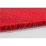 Door Mat With Vinyl Coating Red - Image 2