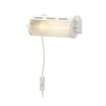 Wall Lamp+Cord Button 120 Volts