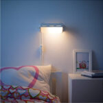 Wall Lamp+Cord Button 120 Volts
