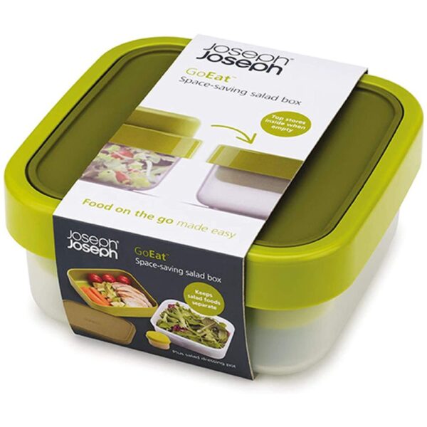 Salad Box 3 In 1 (1.2 L) Green "Goeat" - Joseph Joseph