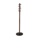 Pillar Coat Rack Black - Walnut