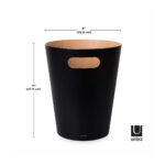 Woodrow Dust Bin - 2Gallons - Black - Image 3