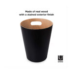 Woodrow Dust Bin - 2Gallons - Black - Image 4