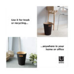 Woodrow Dust Bin - 2Gallons - Black - Image 5