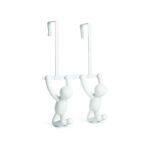 Buddy Double Door Hook White