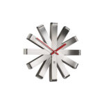 Ribbon Wall Clock 12" Steel