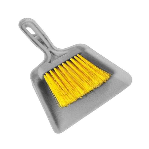 Mini Dustpan With Brush Yellow/White