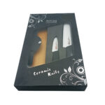 Ceramic Knife Set With Bamboo Cutting Board - Image 3