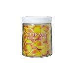 Airtight Glass Pot 700Ml With White Lid