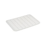 Kitchen Sink Drain Mat Plastic White