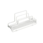 Cutting Board Stand With Tray White