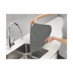 Silicone Draining Mat Grey Square - Joseph Joseph - Image 3