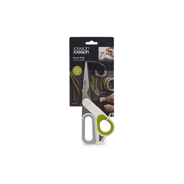 Power Grip Kitchen Shears Scissors With Thumb Grip - Joseph Joseph