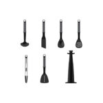 Elevate Carousel Nylon Kitchen Utensil Set 6 Pc Grey - Image 3