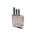 Knife Set with Storage Case 4 Pc Multicolour