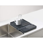 Flip Up Adjustable Draining Board  Grey - Image 4