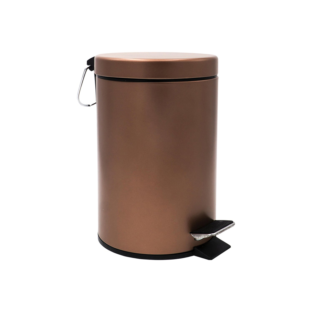 Cubik Brown Pedal Dust Bin by JB Saeed Studio