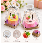 Decorative Towel Cake Invitation Gift Box - Image 3