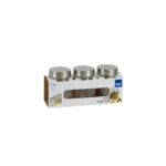 Glass Storage Jars Set 3Pcs 250Ml - Image 4