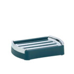 Soap Dish Marta Teal Blue Plastic