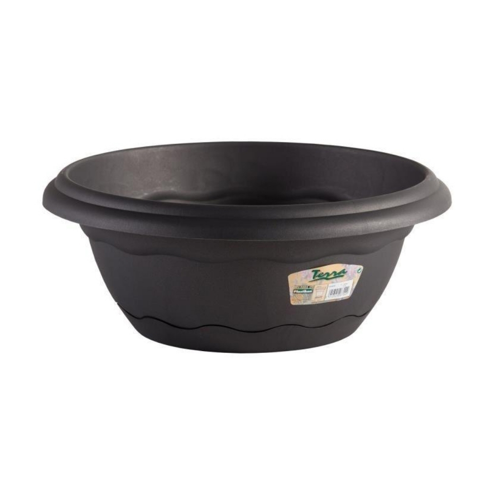 Round Pot 40cm With Integrated Saucer