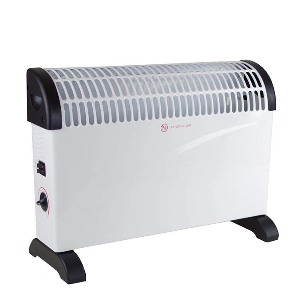 Electric Convection Heater Steel White 2000W