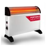 Electric Convection Heater Steel White 2000W