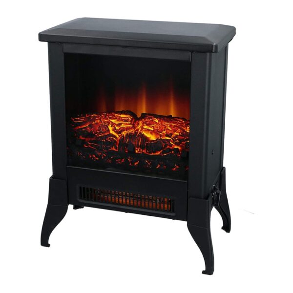 Heater Decorative Fireplace With Flame Effect Includes Remote Control