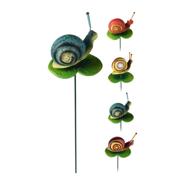 Snail Ornament On Stick 70Cm