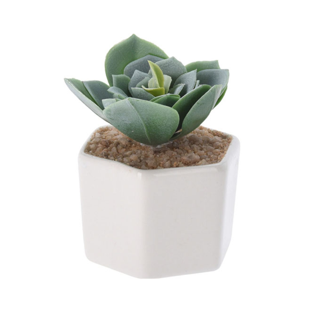 Artificial Plant In Ceramic Pot 3.5 Inch