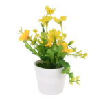 Mini Artificial Flower In Pot 5.5 Inch