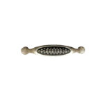 Antique Silver Crystal Furniture Handle 160Mm Curve