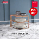 Corner Shelf 2-Tier (Italy) - Image 2
