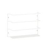Cabinet Wrap Rack Mesh White