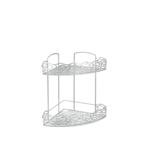 2-Tier Corner Shelf "Caribe" (Italy)
