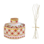 Porcelain Fragnance Diffuser With Natural Willow Ambiance Lounge Pink