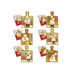 Ceramic Trivets With Cork Base *Funny Chefs*