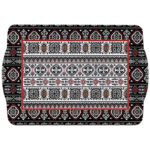 Serving Tray Global Ethnic Dark