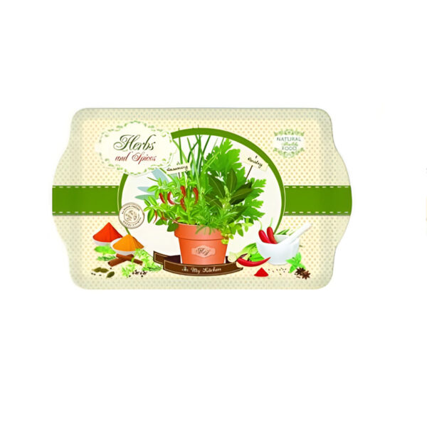 Serving Tray With Handles Herbs And Spices